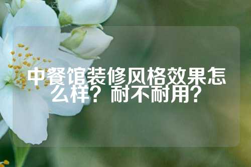 中餐馆装修风格效果怎么样？耐不耐用？