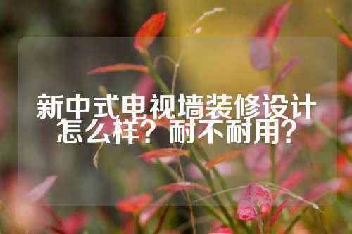 新中式电视墙装修设计怎么样？耐不耐用？