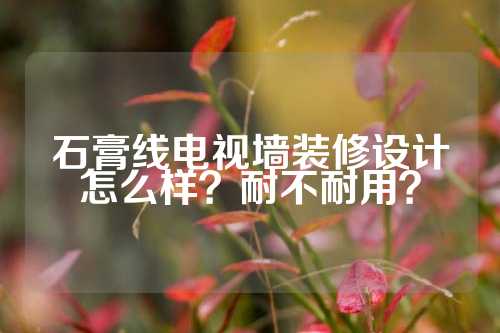 石膏线电视墙装修设计怎么样？耐不耐用？