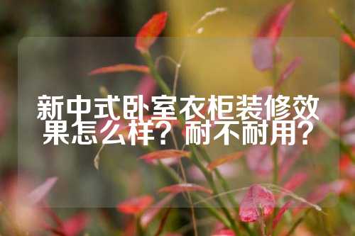 新中式卧室衣柜装修效果怎么样？耐不耐用？